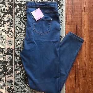 Missguided tall skinny hi-rise jeans